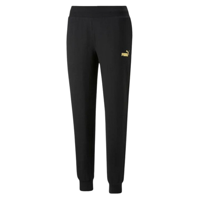 Puma Dames ess+ metallic joggingbroek UTPP3785_black large
