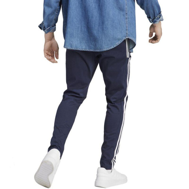 Adidas Heren essentials single jersey 3 strepen open hem tapered joggingbroek UTPP3572_navyblue large