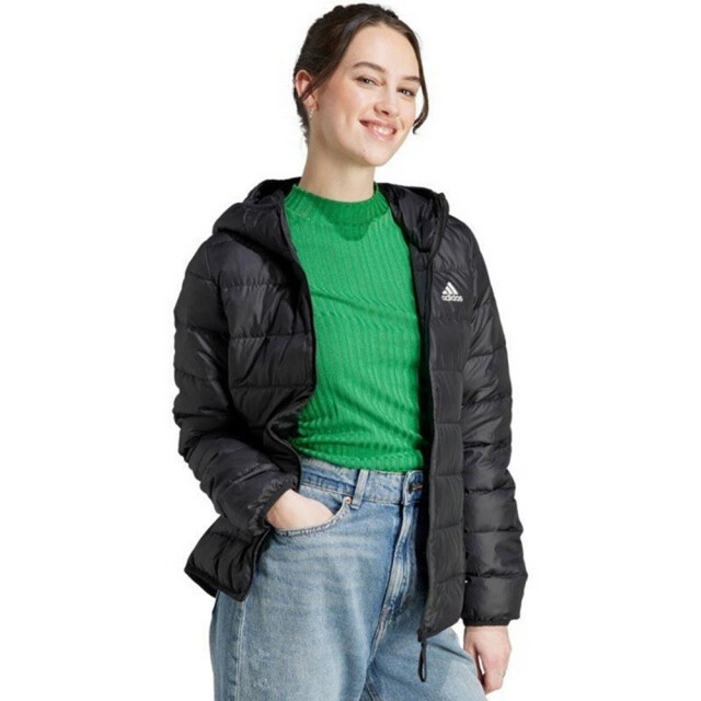 Adidas Dames essentials donzen lichtgewicht capuchonjack UTPP3602_black large
