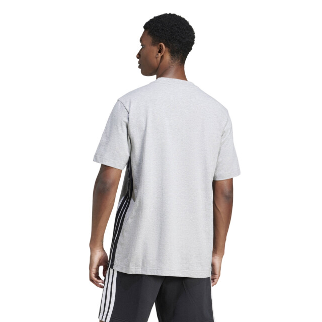 Adidas Heren essentials gestreept single jersey t-shirt UTPP3167_grey large