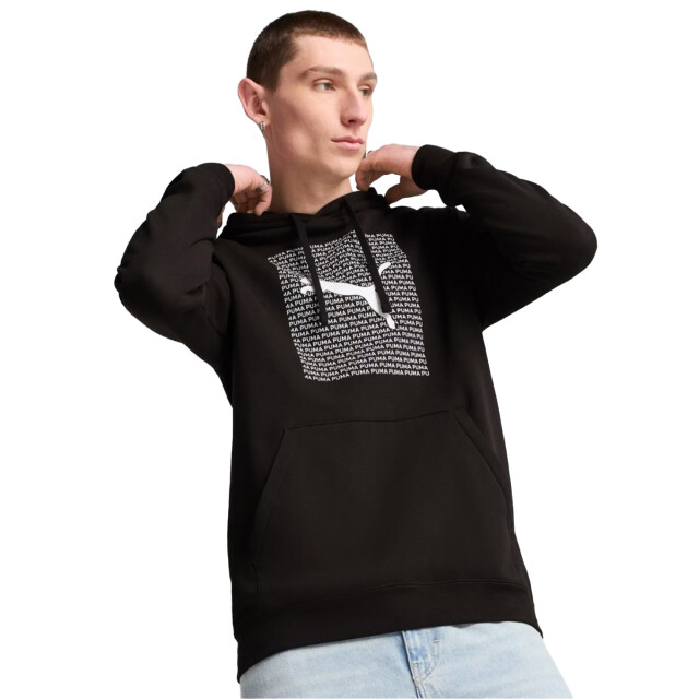 Puma Heren essentials logo hoodie UTPP3356_black large
