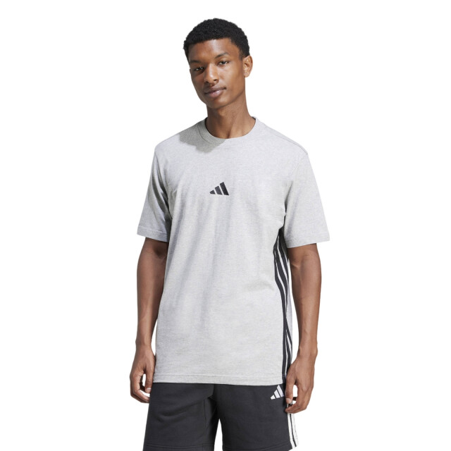 Adidas Heren essentials gestreept single jersey t-shirt UTPP3167_grey large