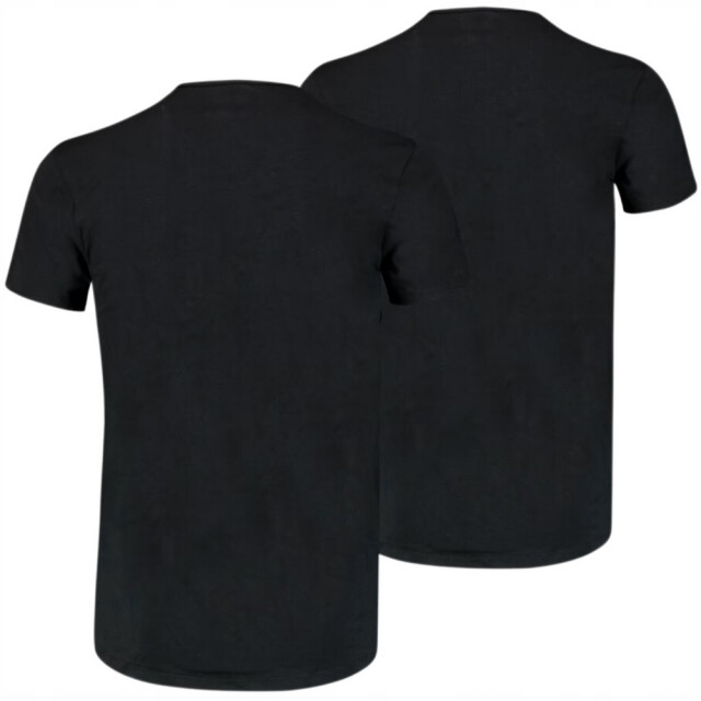 Puma Heren basic t-shirt met ronde hals (set van 2) UTPP3611_black large