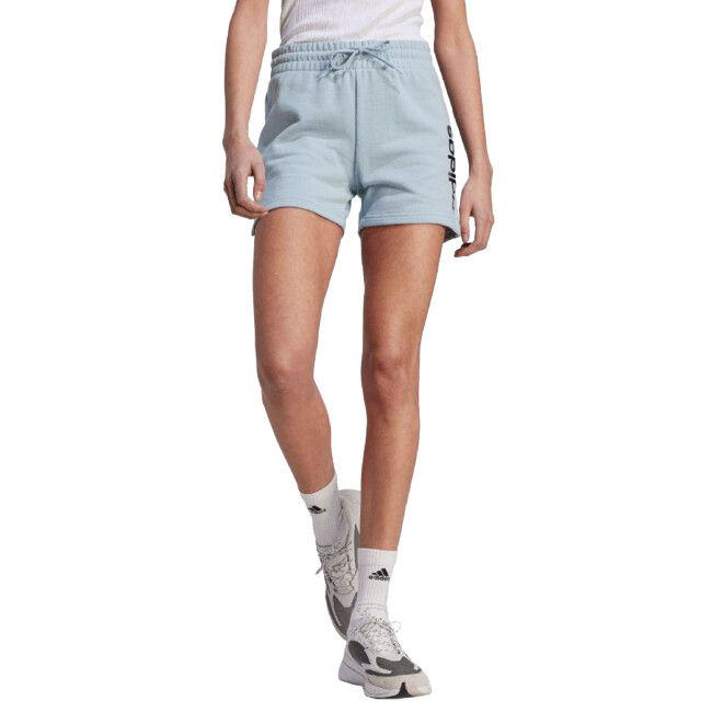 Adidas Dames essentials french terry linear shorts UTPP3118_blue large