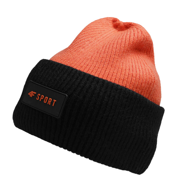 4F Jongens hjz22 kleurblok muts UTPP239_blackorange large