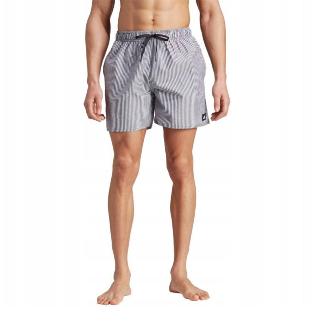 Adidas Heren klassiek gestreepte zwemshort UTPP2418_grey large