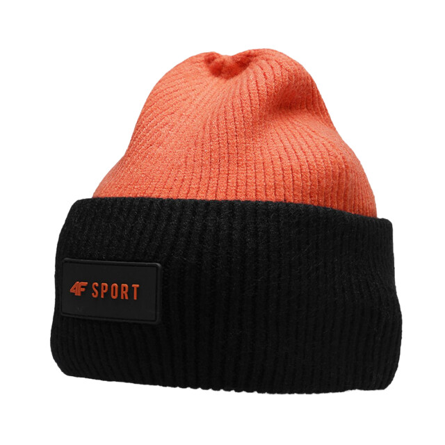 4F Jongens hjz22 kleurblok muts UTPP239_blackorange large