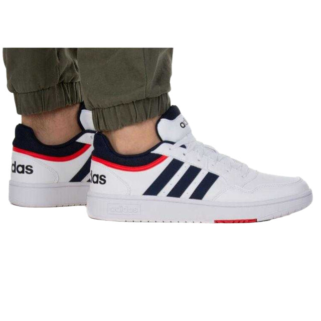 Adidas Heren hoops 3.0 suède trainers UTPP2403_white large