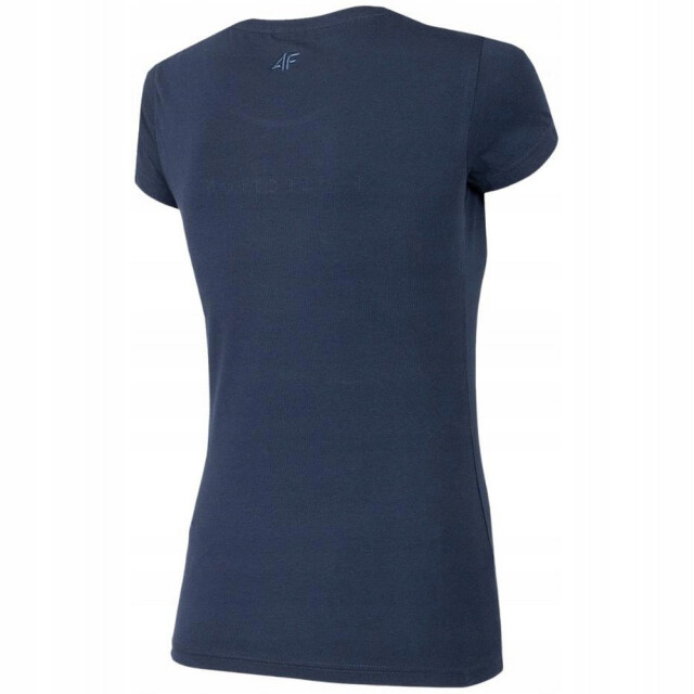 4F Dames h4z22 tekst regular t-shirt UTPP1739_navyblue large