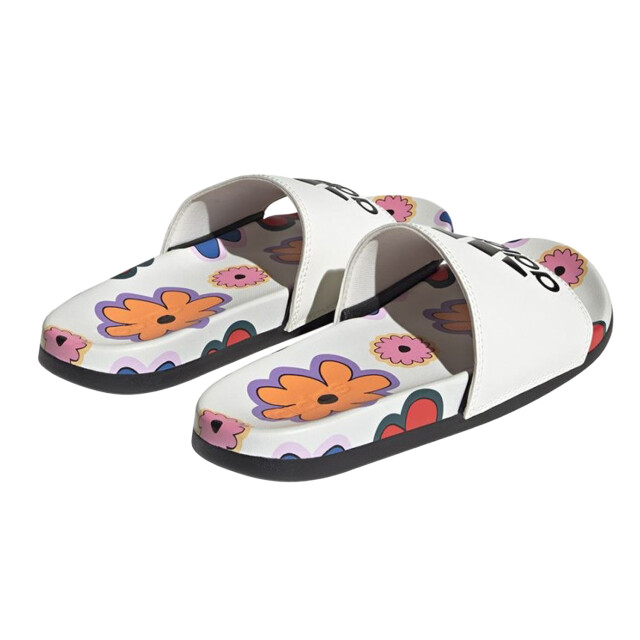 Adidas Dames adilette comfort sliders UTPP1811_whitemulticoloured large