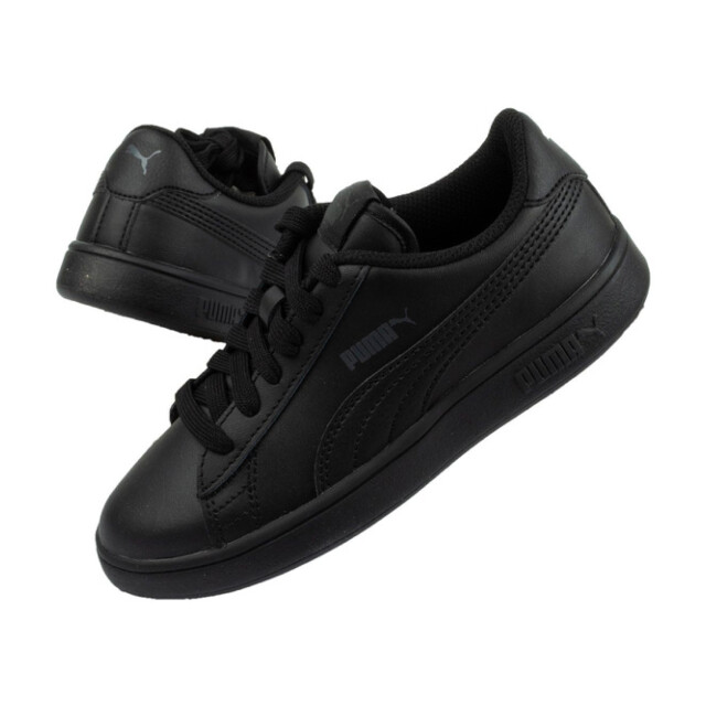 Puma Kinderen/kinderen smash v2 ecologisch leren trainers UTPP1576_black large