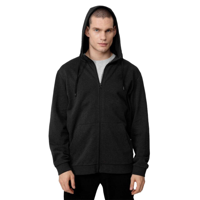 4F Heren h4z22 blm353 hoodie met volledige rits UTPP1606_graphite large