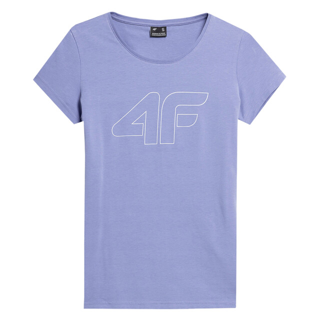 4F Dames bedrukt normaal t-shirt UTPP1613_blue large