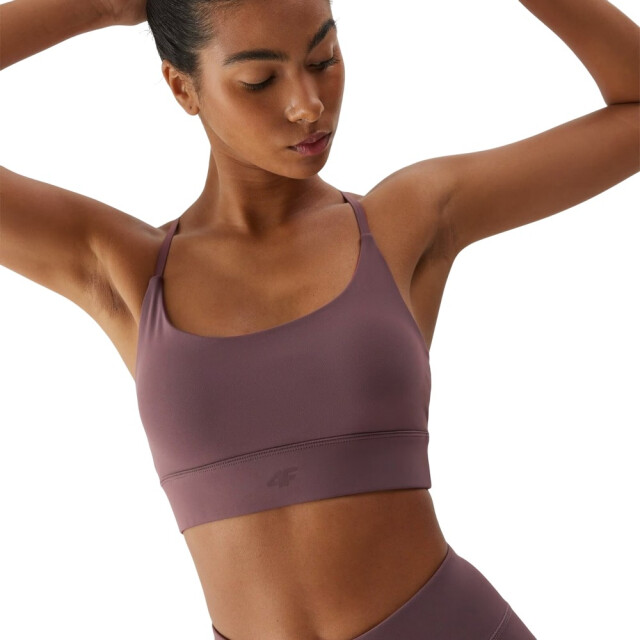 4F Dames aw23usbaf079 sportbeha UTPP1041_brown large