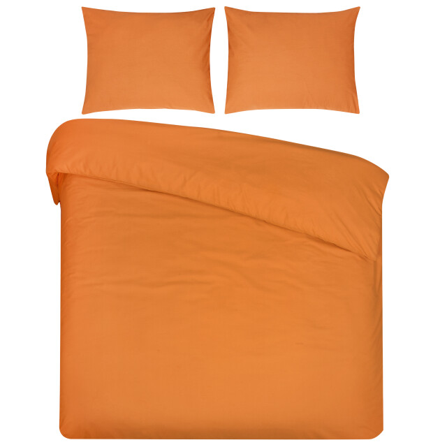DoubleDry Dekbedovertrek 100% natuurlijk katoen eenpersoons 140x200/220 cm + 1 3245883 large