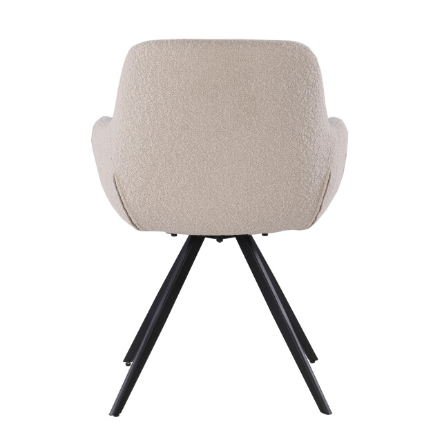 Livingfurn eetkamerstoel doreen boucle - 2 stuks 2658022 large