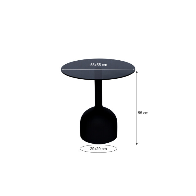 Brix bijzettafel isa black 55 cm - 3186077 large