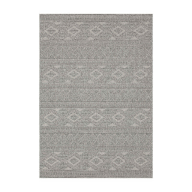 CaliCosy Vloerkleed rechthoekig met grijs ruitmotief aselya 3246572 large