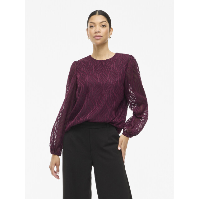Vila Vimika o-neck l/s top noos 14107406 large
