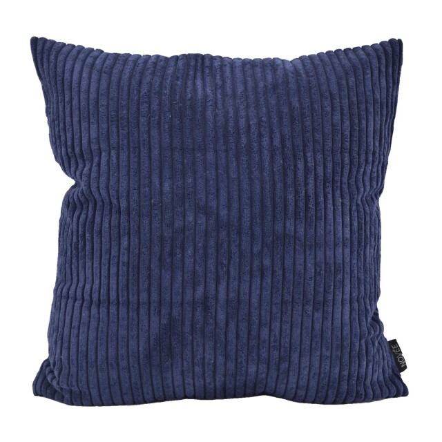 NOVÉE Sierkussen corduroy donkerblauw | 45 x 45 cm | polyester 3236947 large