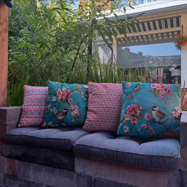 Gek op kussens! Parus major #1 | 45 x 45 cm | kussenhoes | katoen/linnen 3238962 large