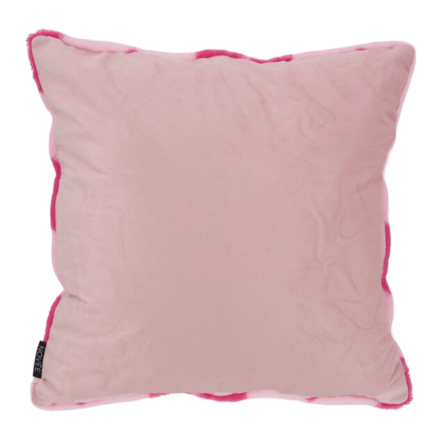 NOVÉE Sierkussen furry hart roze | 45 x 45 cm | polyester 3236658 large
