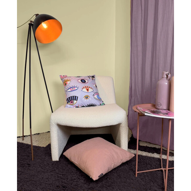 Gek op kussens! Colorful eyes lila | 45 x 45 cm | kussenhoes | katoen/polyester 3236778 large