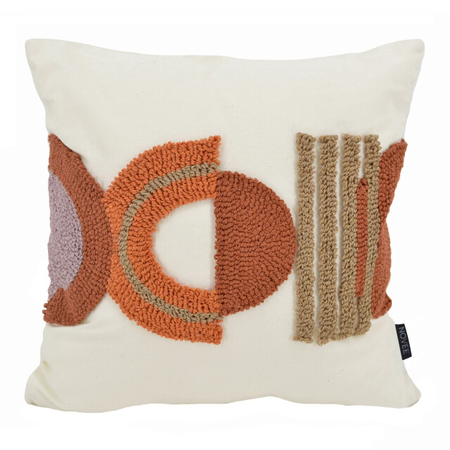 NOVÉE Sierkussen embroidery boho rust | 45 x 45 cm | katoen 3238306 large