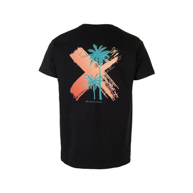 WATTS Unisex logo backprint t-shirt palm organisch katoen 1PALM-W9199 large
