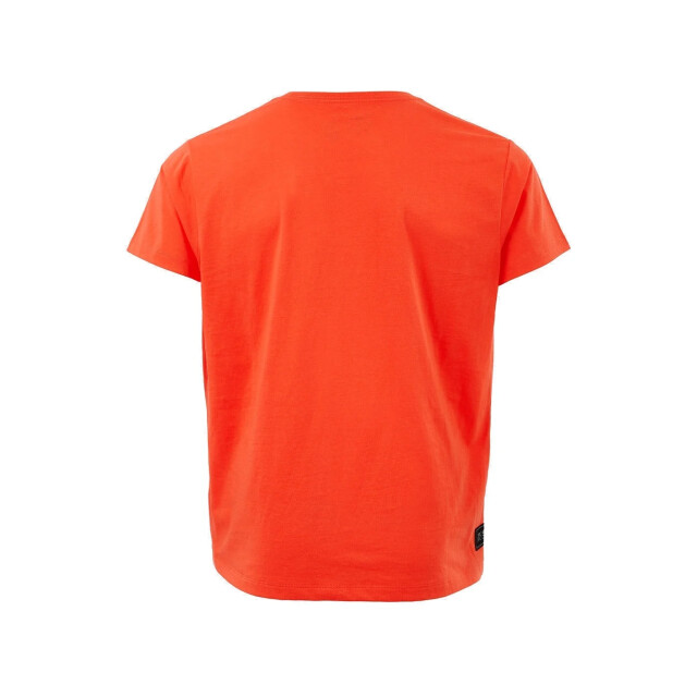 WATTS Unisex t-shirt 01 ronde hals organisch katoen effen koraal 1WATTS01-W6000 large