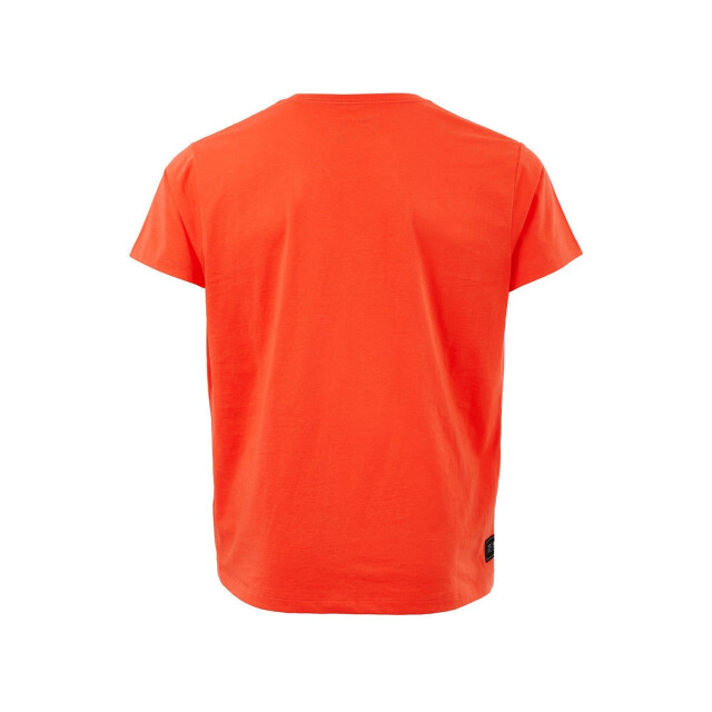 WATTS Unisex t-shirt 01 ronde hals organisch katoen effen koraal 1WATTS01-W6000 large