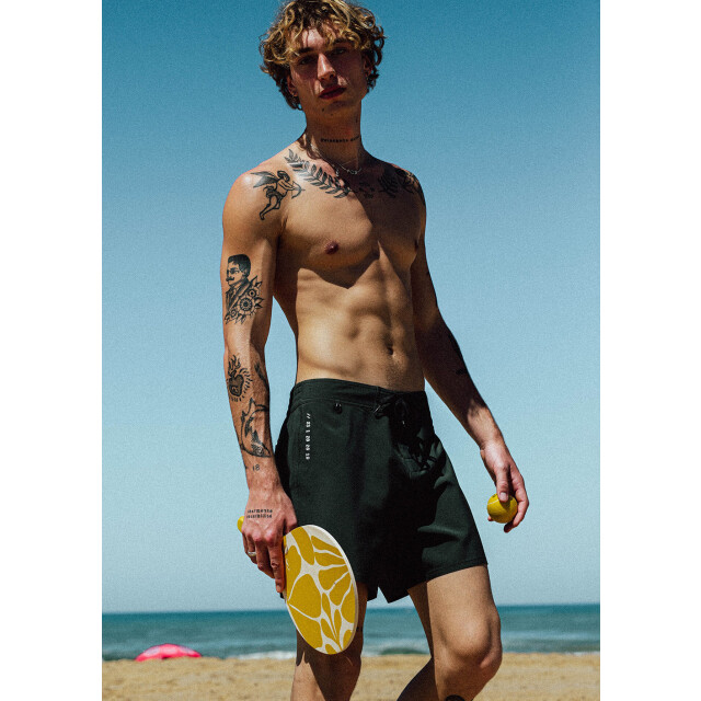 WATTS Heren zwemshort rx cool effen donker 1RXCOOL-W6110 large