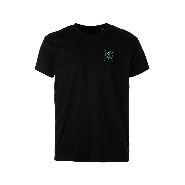 WATTS Unisex logo backprint t-shirt palm organisch katoen 1PALM-W9199 large