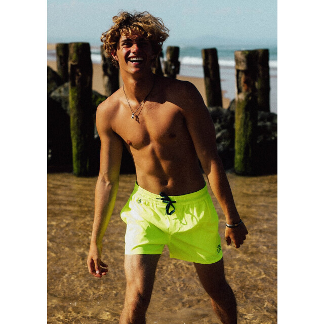 WATTS Heren zwemshort r-coolz effen neon 1R-COOLZ-W4025 large