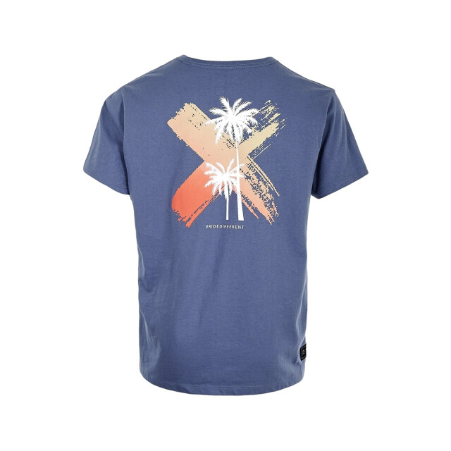 WATTS Unisex logo backprint t-shirt palm organisch katoen 1PALM-W4015 large