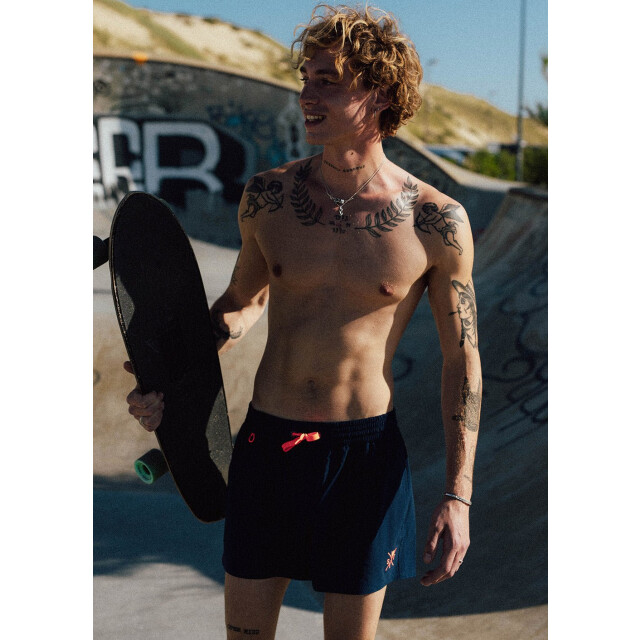 WATTS Heren zwemshort r-coolz effen navy 1R-COOLZ-W6396 large