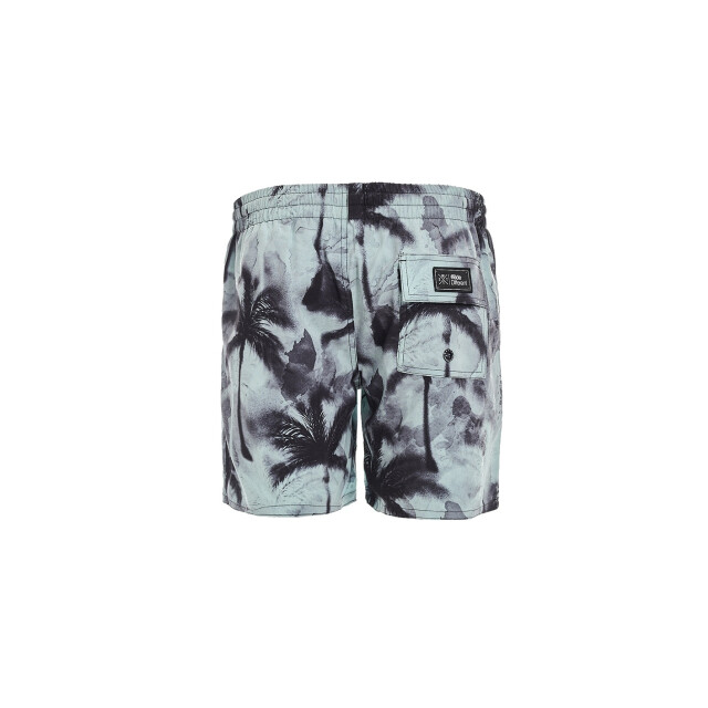 WATTS Heren zwemshort rainbow palm print lichtblauw 1R-RAINBOW-WP468 large