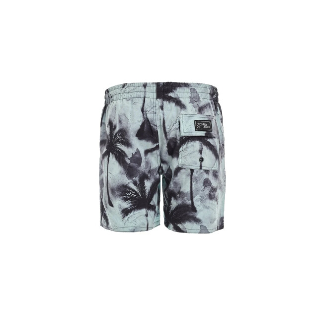WATTS Heren zwemshort rainbow palm print lichtblauw 1R-RAINBOW-WP468 large