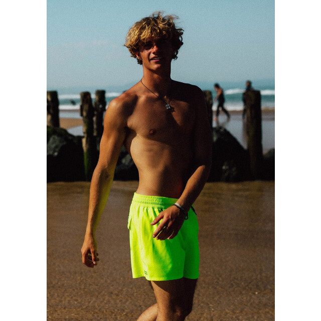 WATTS Heren zwemshort r-coolz effen neon 1R-COOLZ-W4025 large