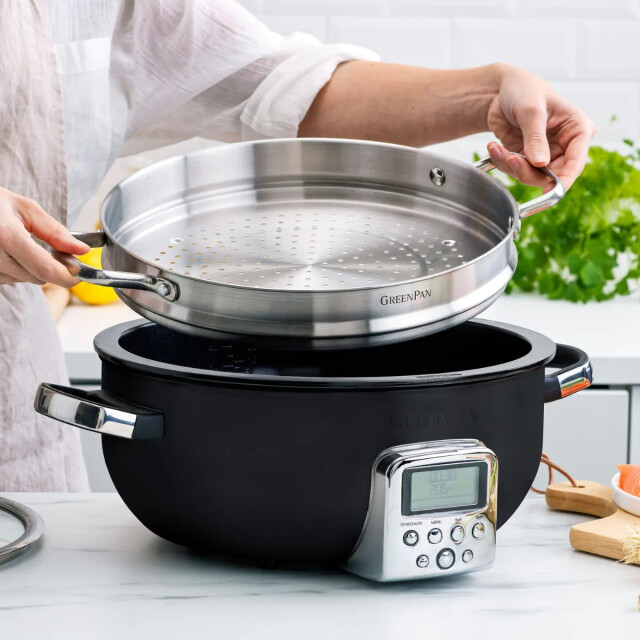 Greenpan Stoominzet rvs 30cm 4894871001206 large