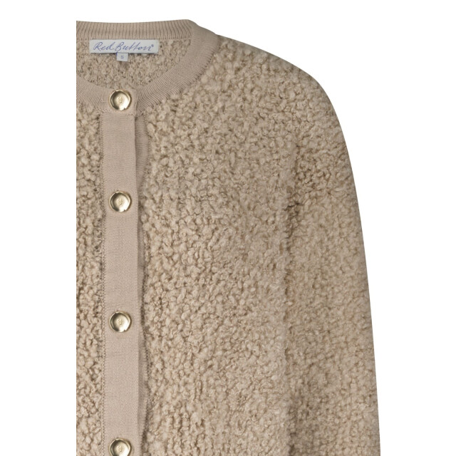 Red Button Boucle lattehet Boucle Lattehet large