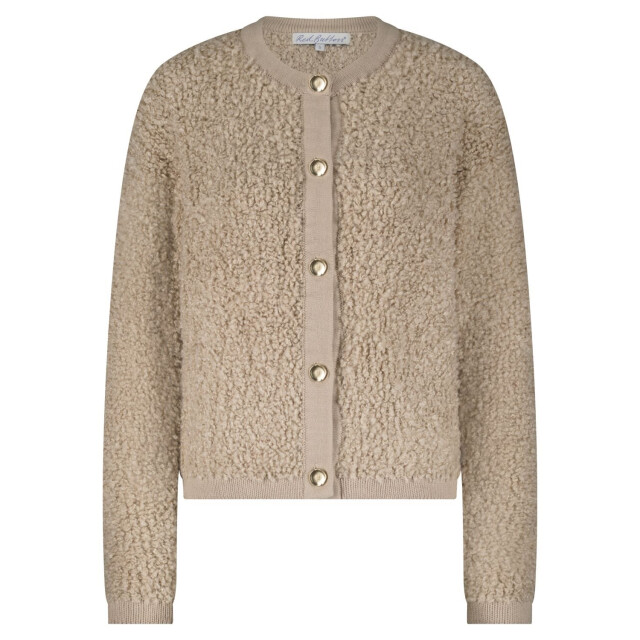 Red Button Boucle lattehet Boucle Lattehet large
