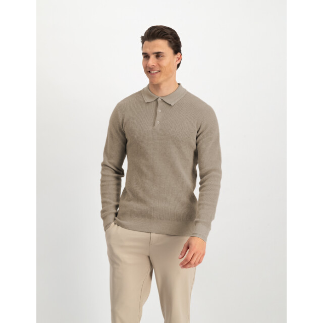 Saint Steve Sander-s 20006 sand melange heren trui 20006 Sand Melange/SANDER-S large