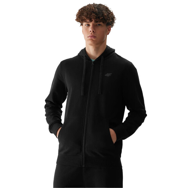 4F Heren wss24tswsm0951 full zip hoodie UTPP4751_black large