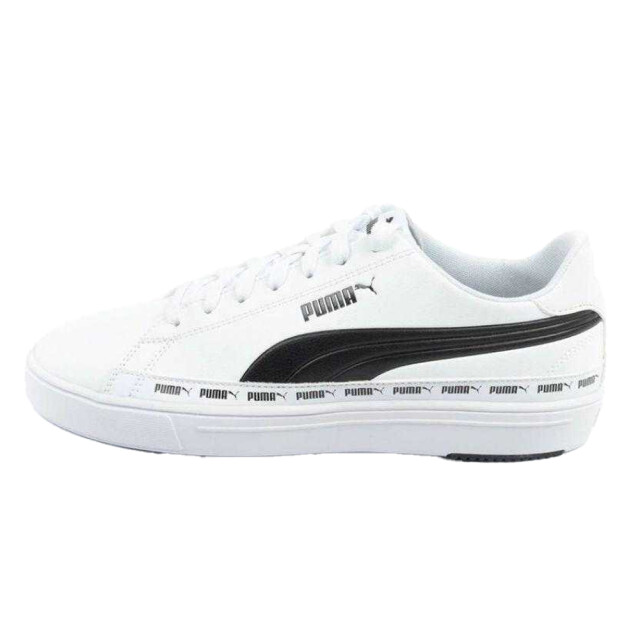Puma Heren serve pro ecologisch leren trainers UTPP4446_white large