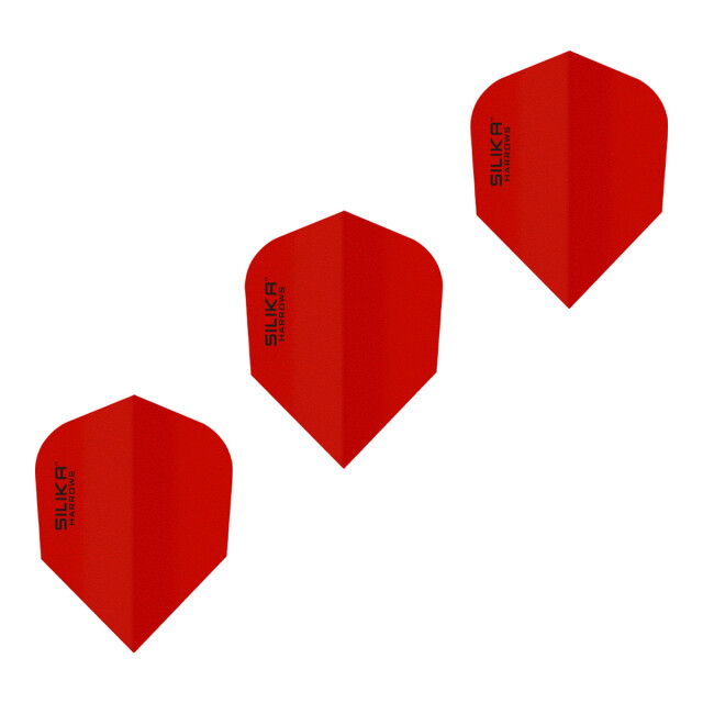 Harrows Silica solid dart flights (set van 3) UTPP4742_red large