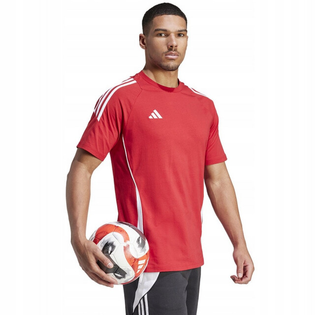 Adidas Heren tiro 24 sweat t-shirt UTPP4004_red large