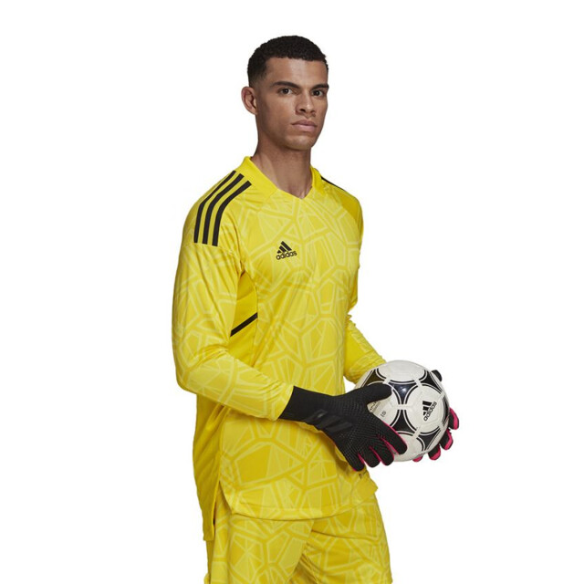 Adidas Heren condivo 22 keepershirt met lange mouwen UTPP4340_yellow large