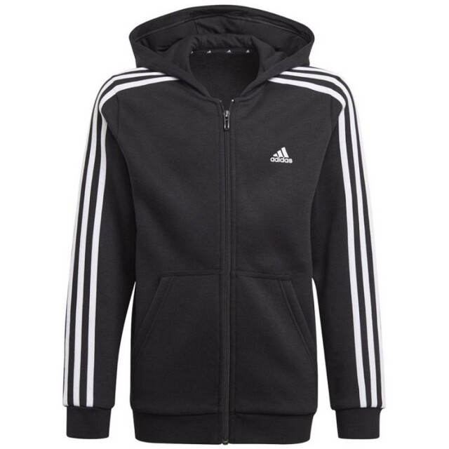 Adidas Jongens essentials triple stripe full zip hoodie UTPP401_black large