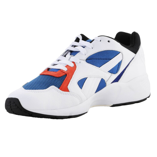 Puma Heren prevail leren trainers UTPP4117_whiteredblue large